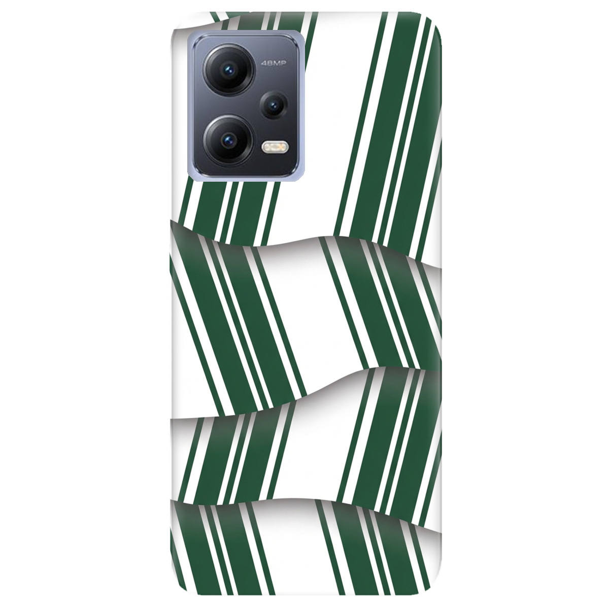 Чохол для Xiaomi Redmi Note 12 5G прозорий LINE GREEN - фото 1 - Чохли для телефонів