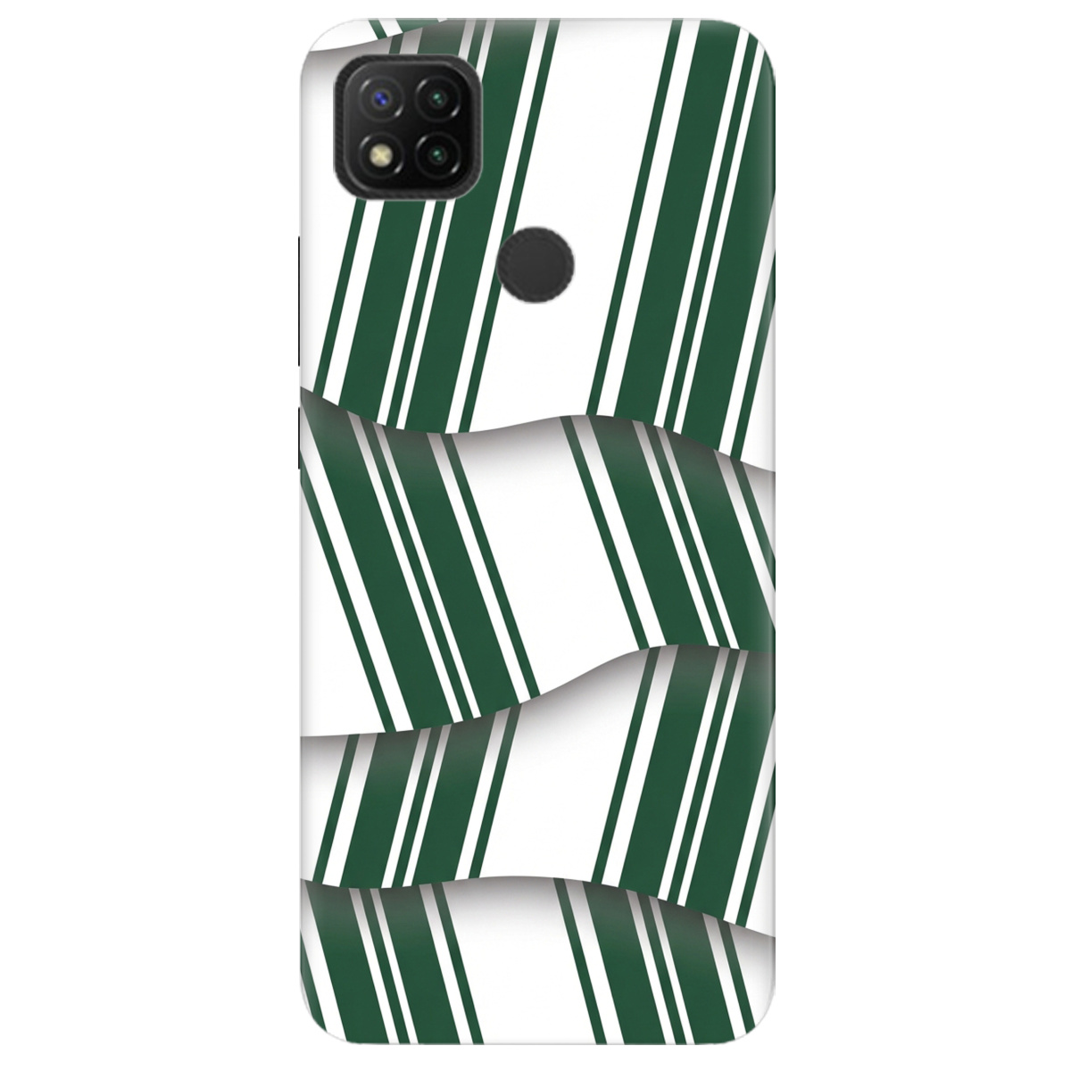 Чохол для Xiaomi Redmi 10A прозорий LINE GREEN - фото 1 - Чохли для телефонів