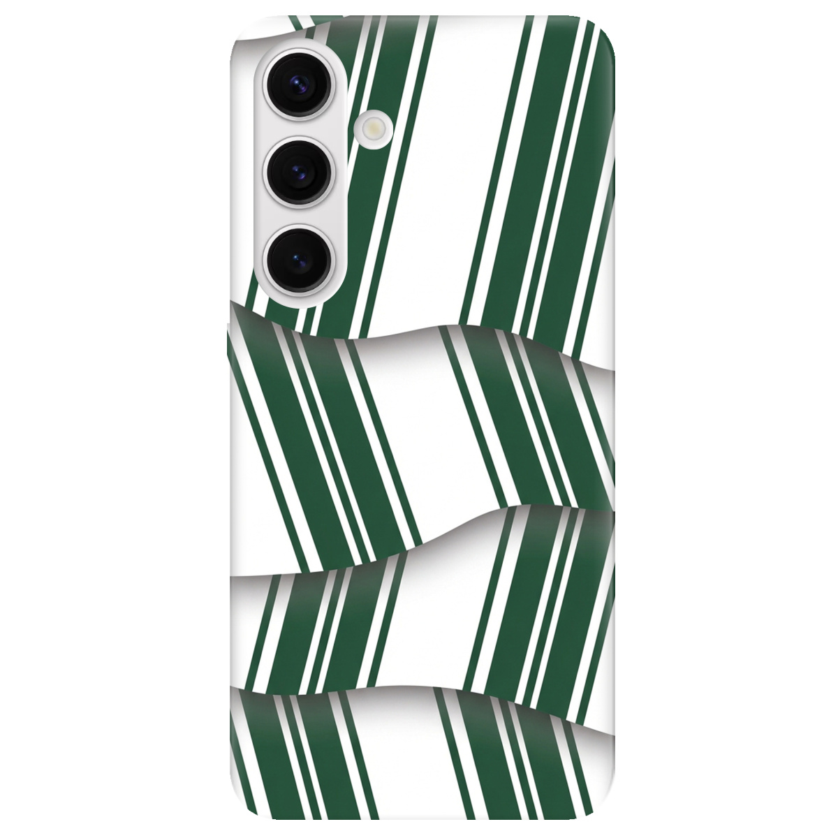 Чохол для Samsung Galaxy S24 Plus прозорий LINE GREEN - фото 1 - Чохли для телефонів