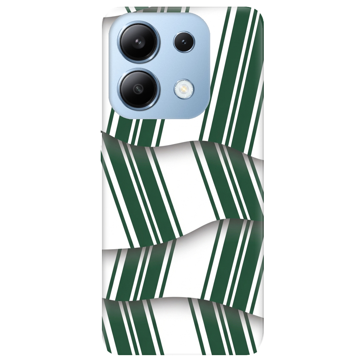 Чохол для Xiaomi Redmi Note 13 4G прозорий LINE GREEN - фото 1 - Чохли для телефонів