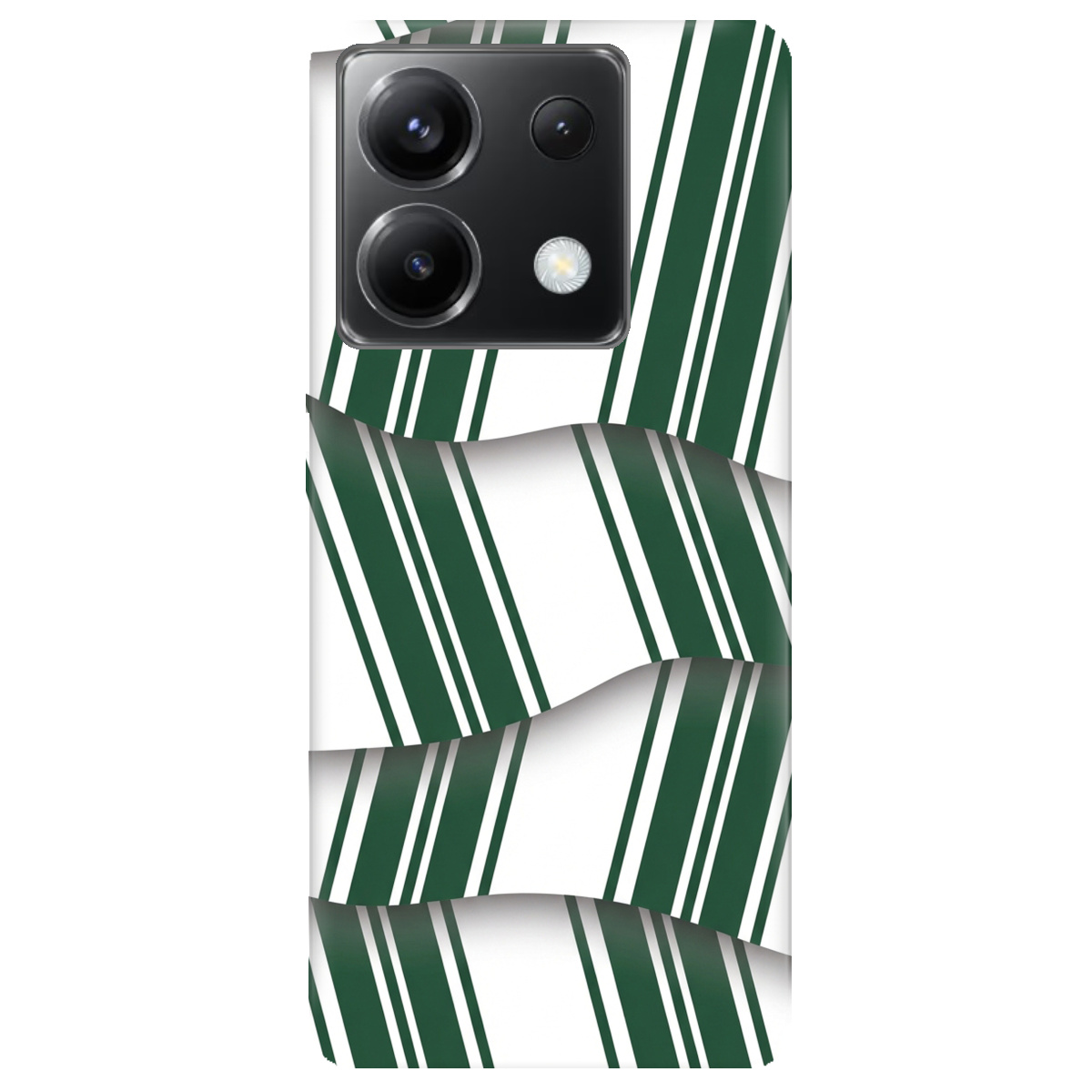 Чохол для Xiaomi Poco X6 прозорий LINE GREEN - фото 1 - Чохли для телефонів