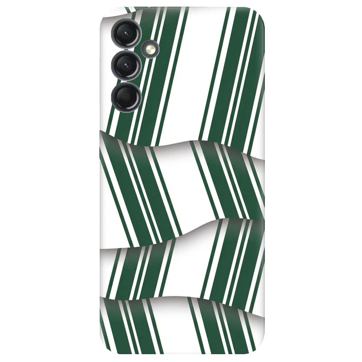 Чохол для Samsung Galaxy A25 прозорий LINE GREEN - фото 1 - Чохли для телефонів