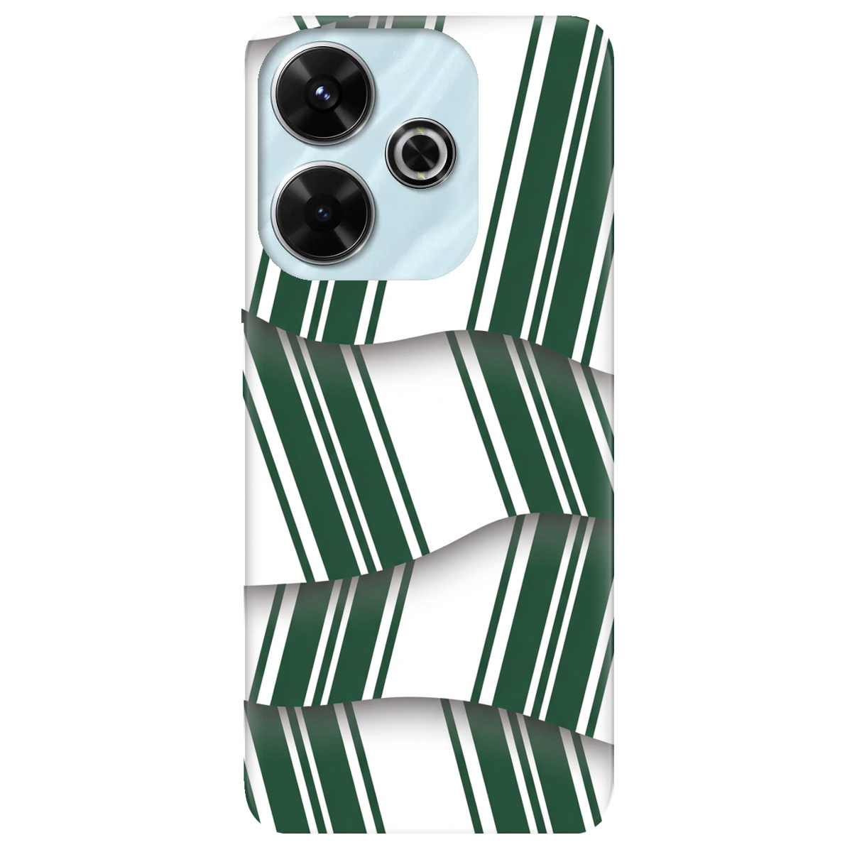 Чохол для Xiaomi Poco M6 4G прозорий LINE GREEN - фото 1 - Чохли для телефонів