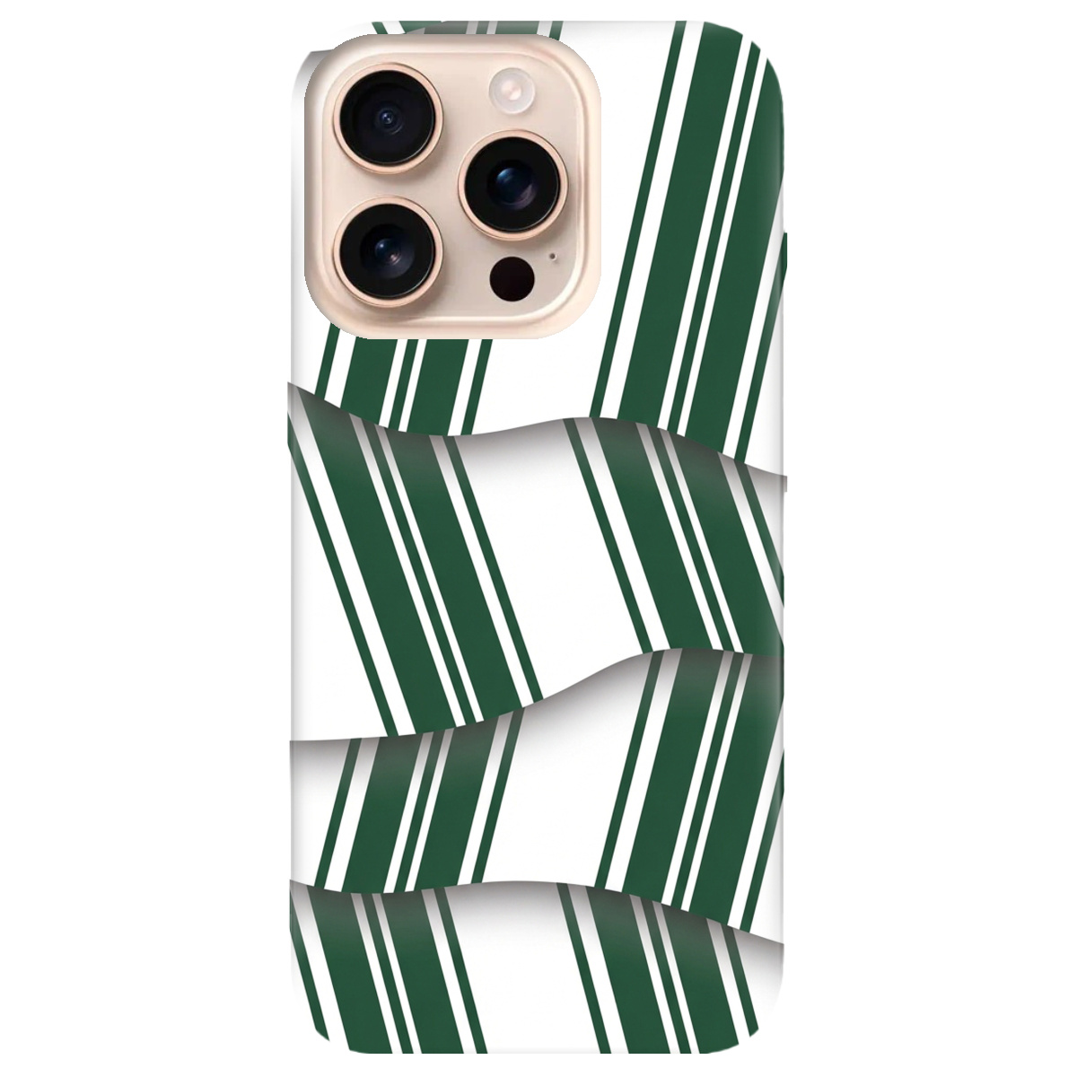 Чохол для Apple iPhone 16 Pro Max прозорий LINE GREEN - фото 1 - Чохли для телефонів