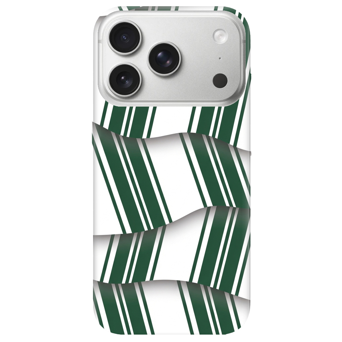 Чохол для Apple iPhone 17 Pro прозорий LINE GREEN - фото 1 - Чохли для телефонів