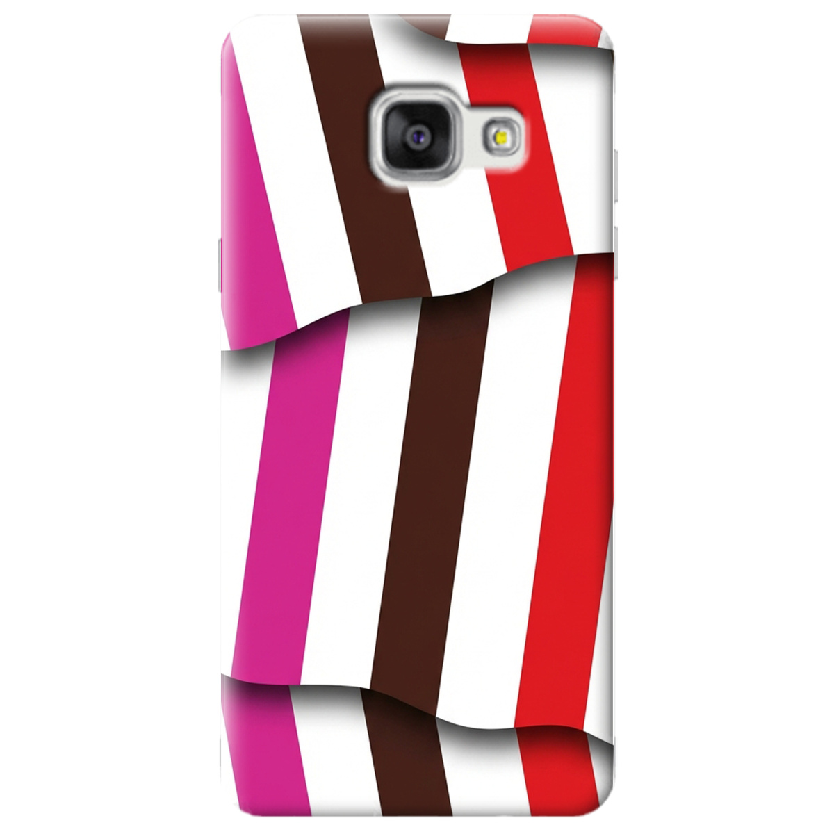 Чохол для Samsung Galaxy A5 2016 прозорий COLORFUL LINES - фото 1 - Чохли для телефонів