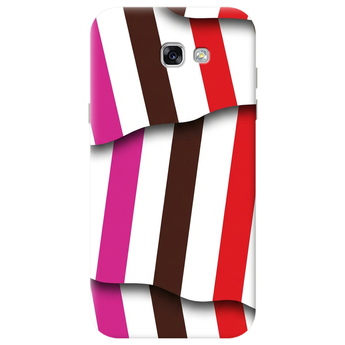 Чохол для Samsung Galaxy A7 2017 прозорий COLORFUL LINES - фото 1 - Чохли для телефонів