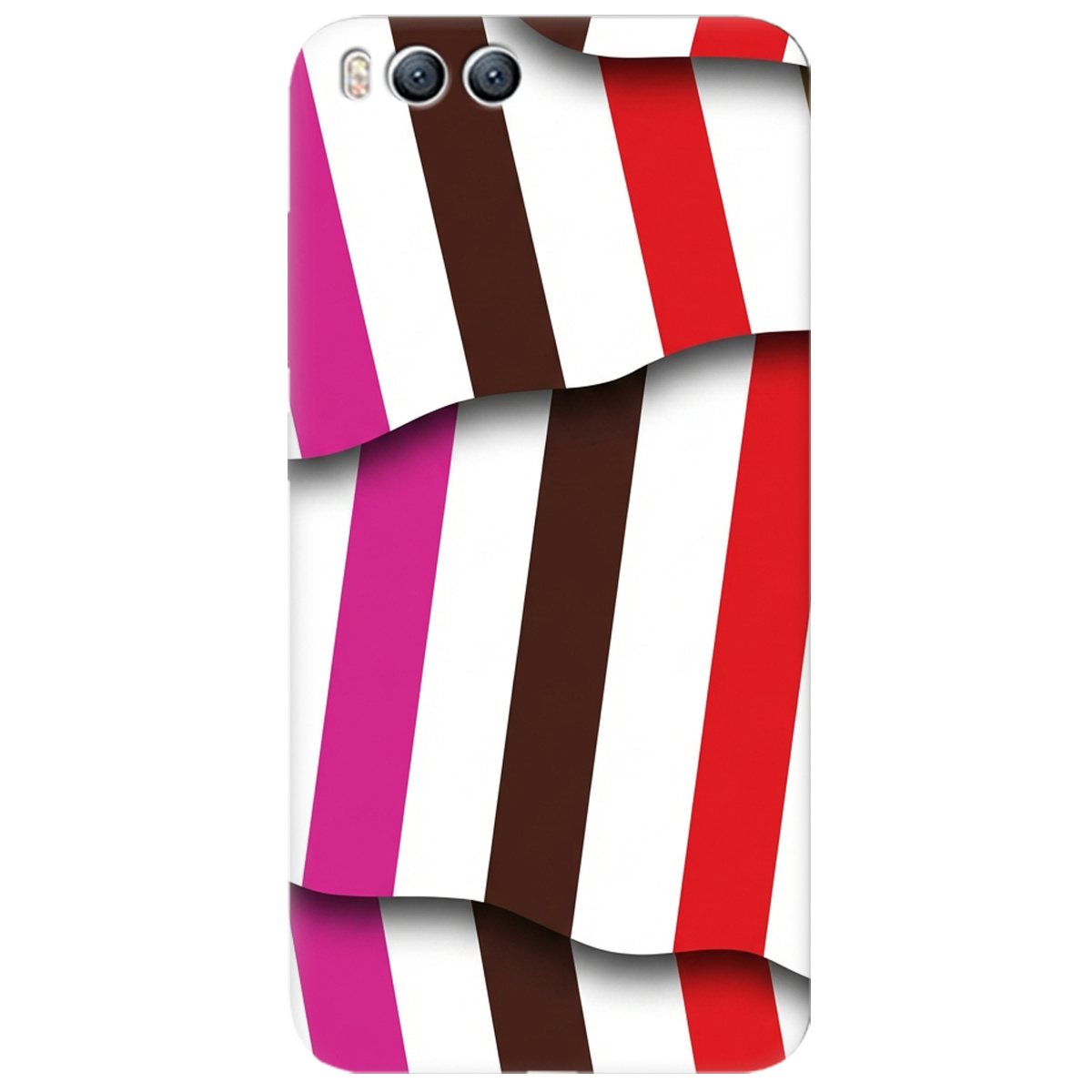 Чехол для Xiaomi Mi 6 прозрачный COLORFUL LINES - фото 1 - Чехлы для телефонов