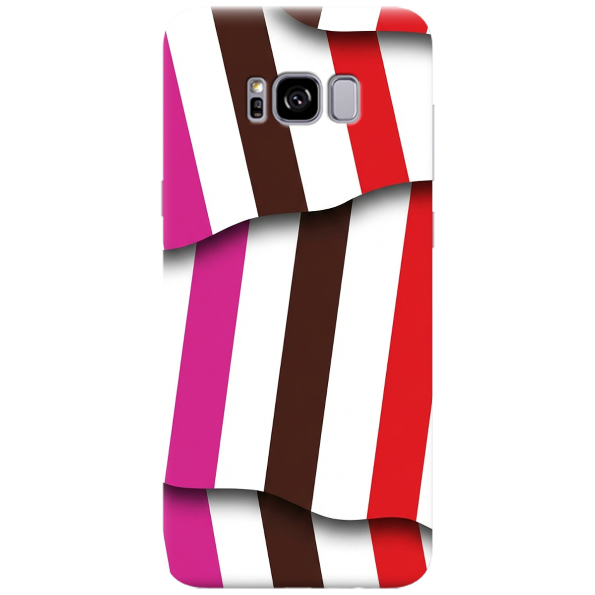 Чохол для Samsung Galaxy S8 Plus прозорий COLORFUL LINES - фото 1 - Чохли для телефонів