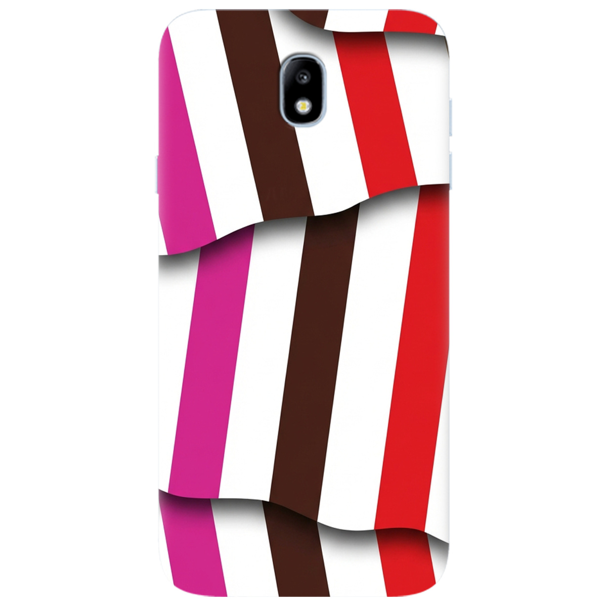 Чохол для Samsung Galaxy J7 2017 прозорий COLORFUL LINES - фото 1 - Чохли для телефонів