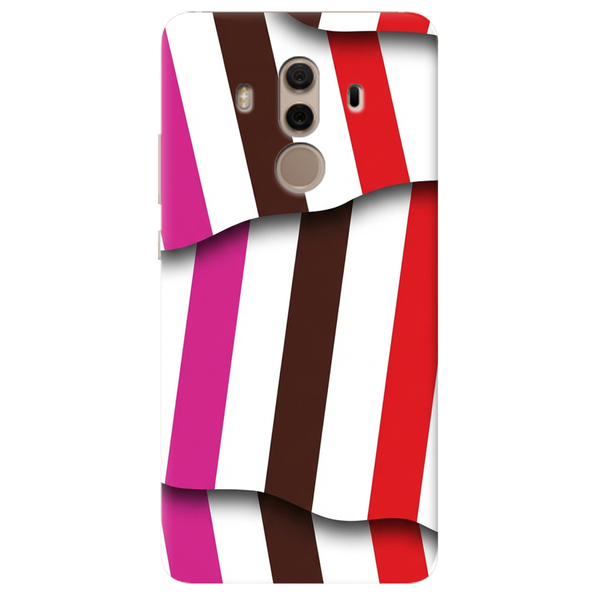 Чохол для Huawei Mate 10 Pro прозорий COLORFUL LINES - фото 1 - Чохли для телефонів