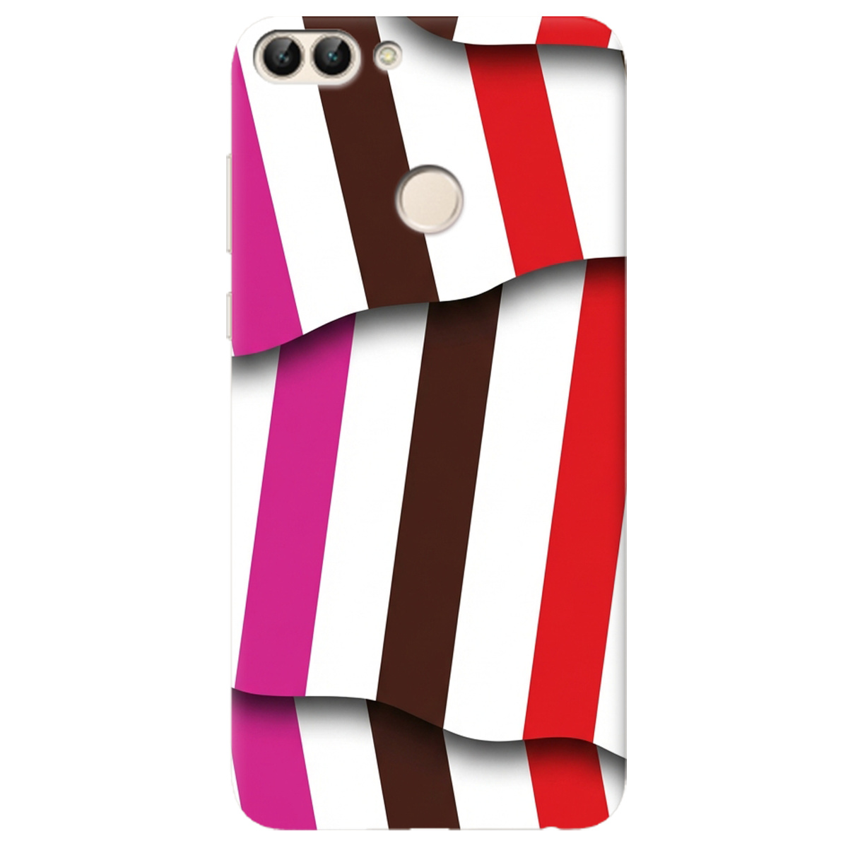 Чохол для Huawei P Smart прозорий COLORFUL LINES - фото 1 - Чохли для телефонів