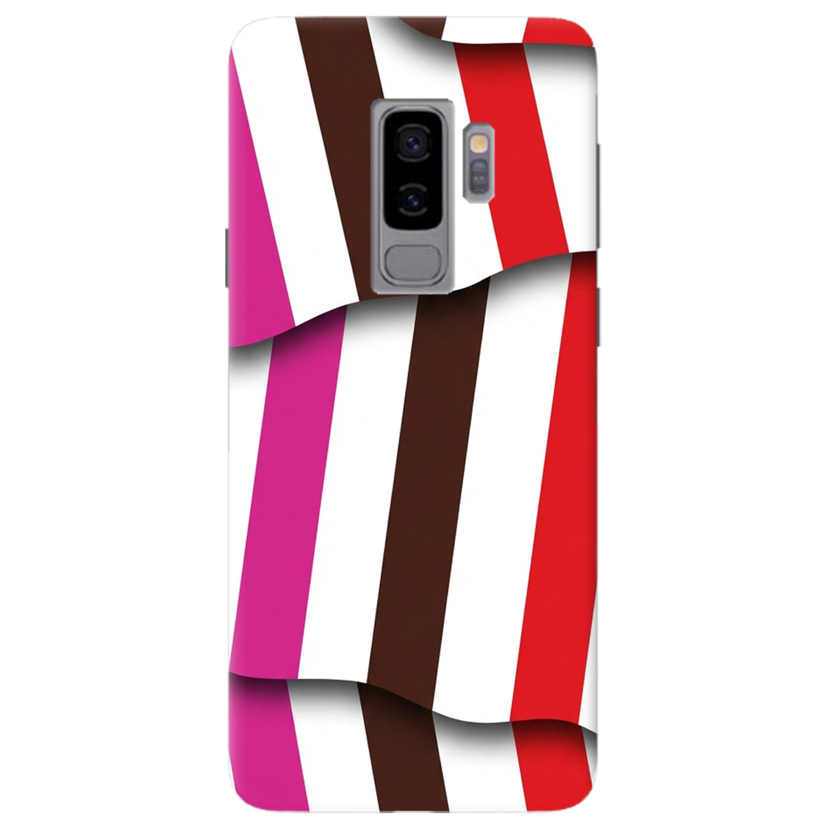 Чохол для Samsung Galaxy S9 Plus прозорий COLORFUL LINES - фото 1 - Чохли для телефонів