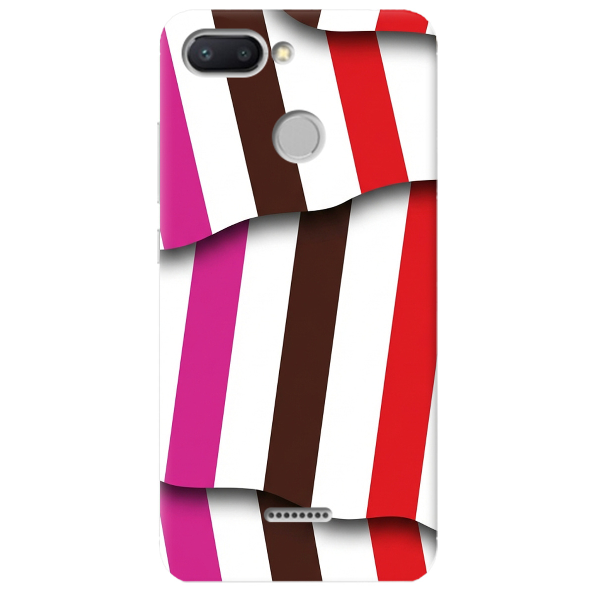 Чохол для Xiaomi Redmi 6 прозорий COLORFUL LINES - фото 1 - Чохли для телефонів