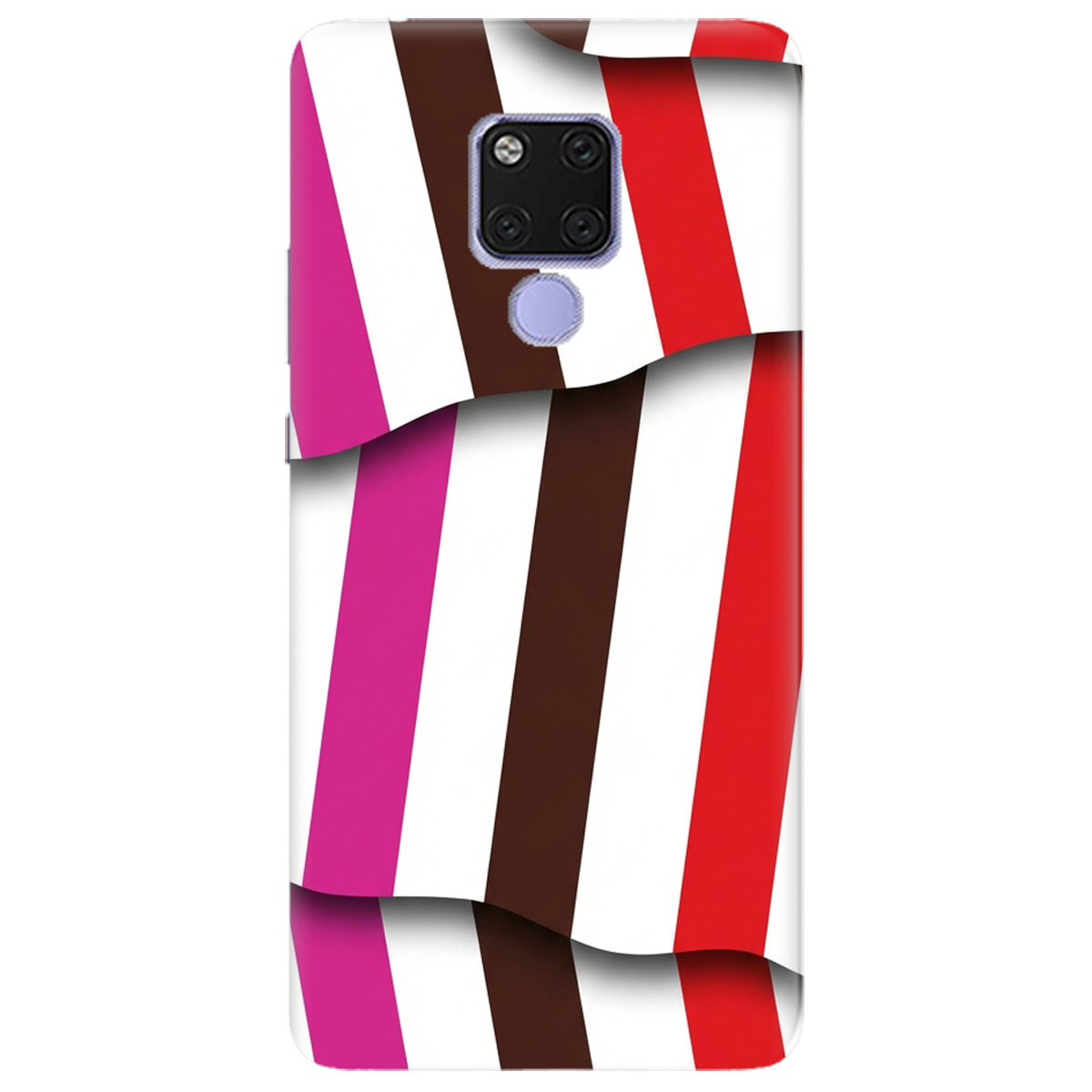 Чохол для Huawei Mate 20 прозорий COLORFUL LINES - фото 1 - Чохли для телефонів