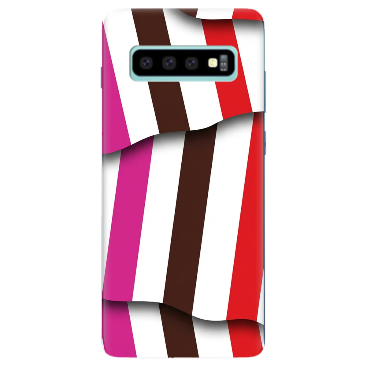 Чохол для Samsung Galaxy S10 Plus прозорий COLORFUL LINES - фото 1 - Чохли для телефонів