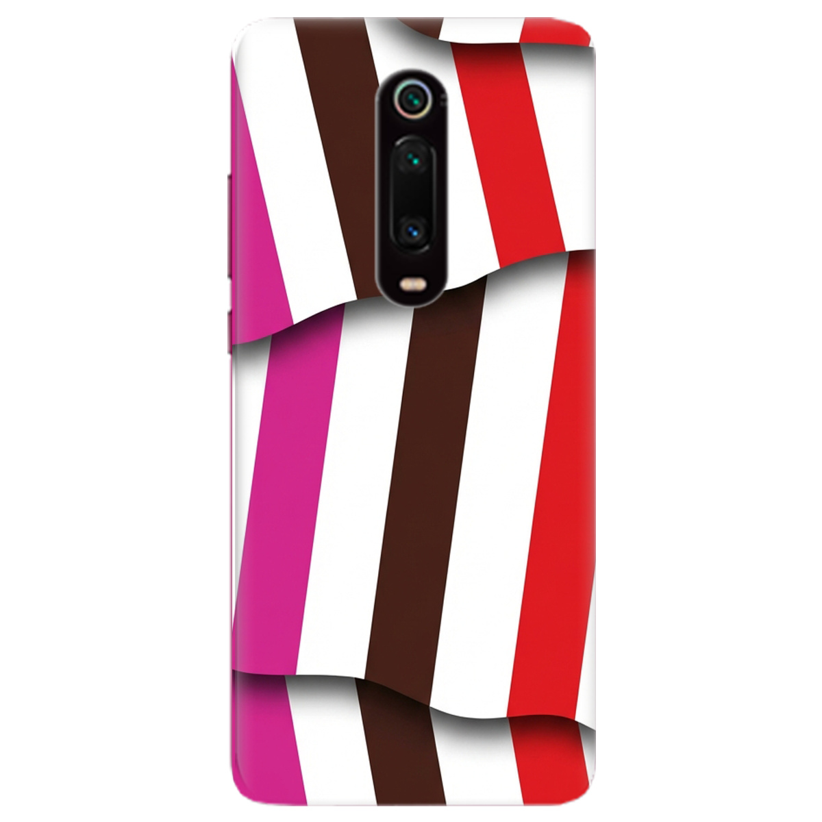 Чохол для Xiaomi Mi 9T Pro прозорий COLORFUL LINES - фото 1 - Чохли для телефонів