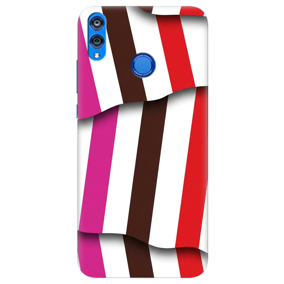 Чохол для Huawei Honor 8x прозорий COLORFUL LINES - фото 1 - Чохли для телефонів