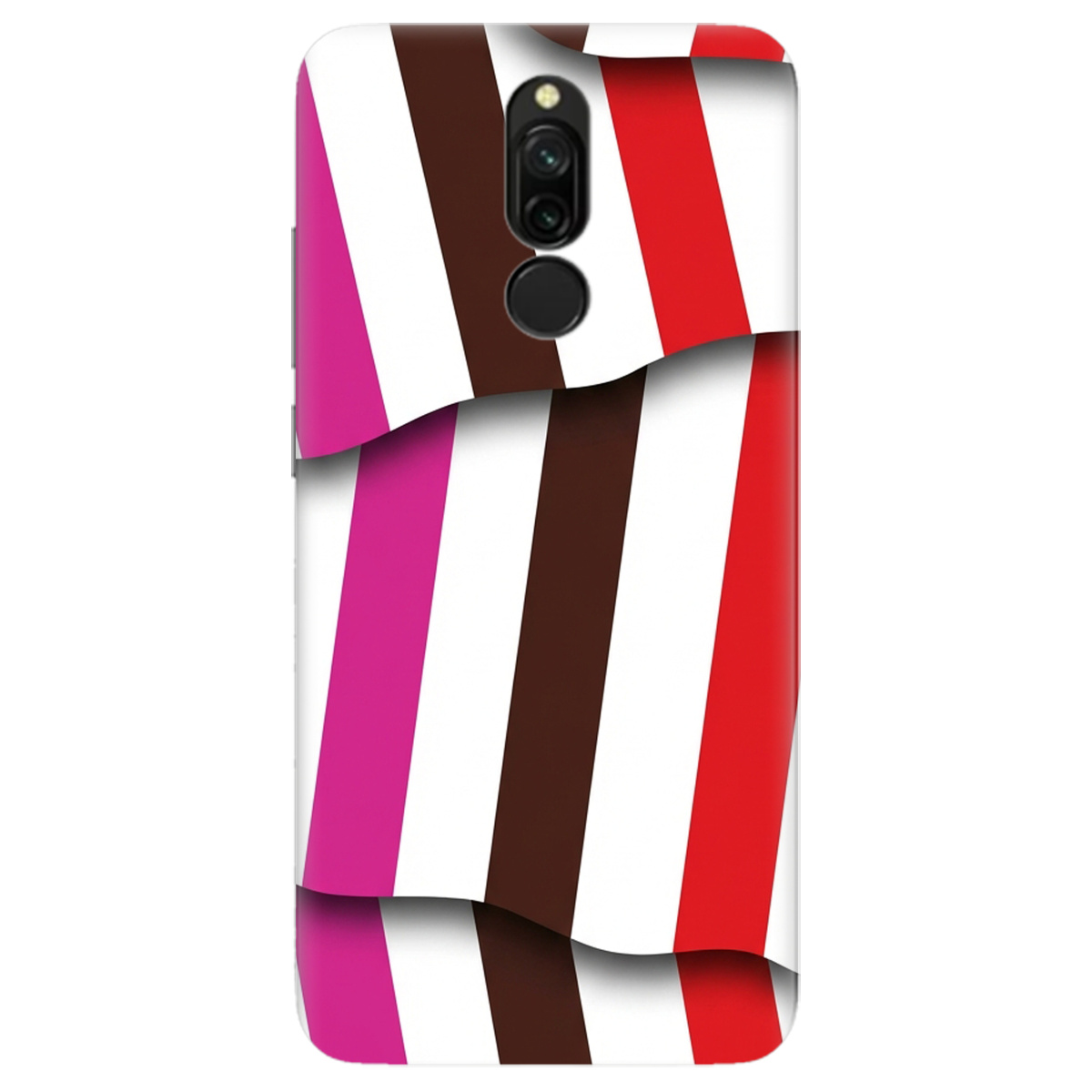 Чохол для Xiaomi Redmi 8 прозорий COLORFUL LINES - фото 1 - Чохли для телефонів