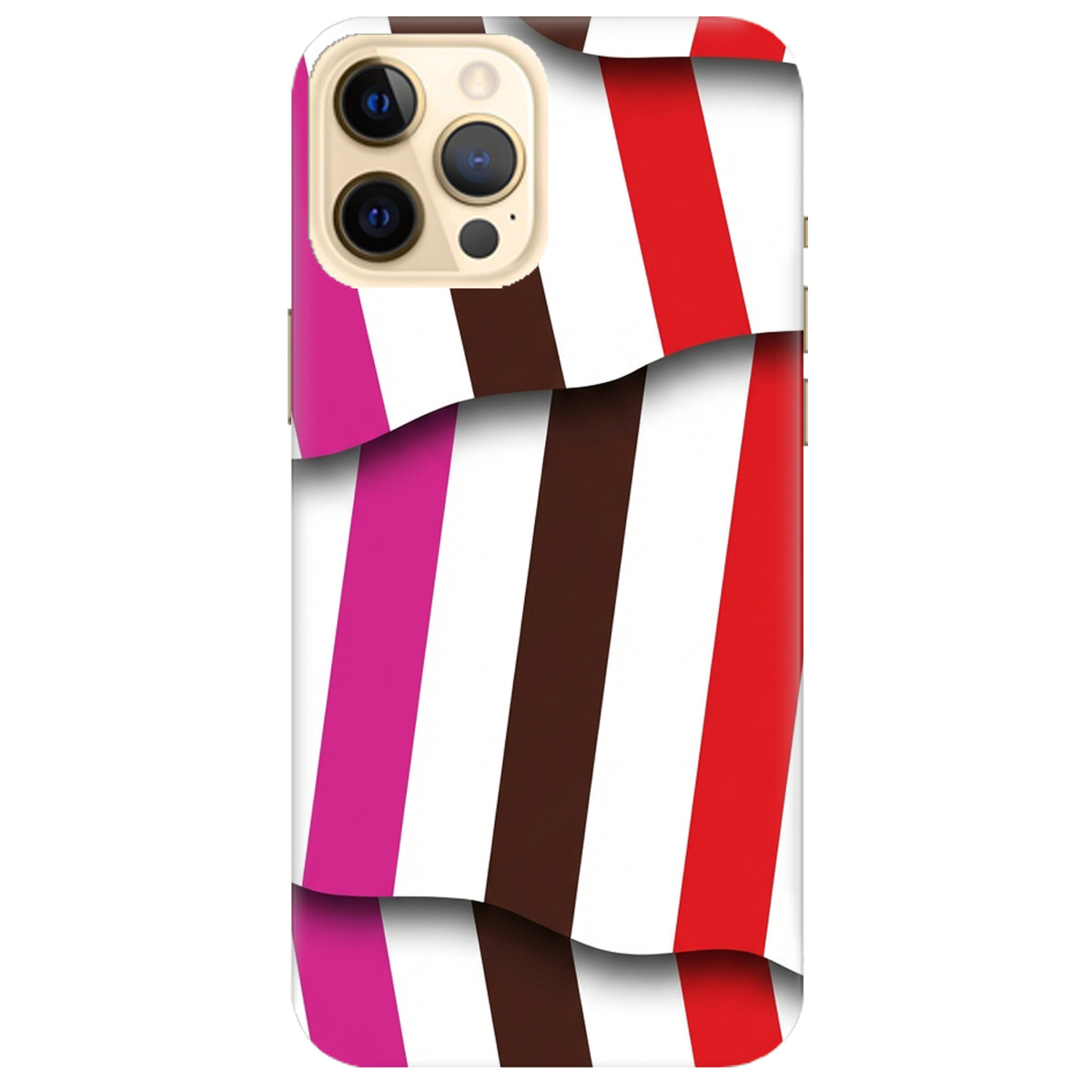 Чохол для Apple iPhone 12 Pro Max прозорий COLORFUL LINES - фото 1 - Чохли для телефонів