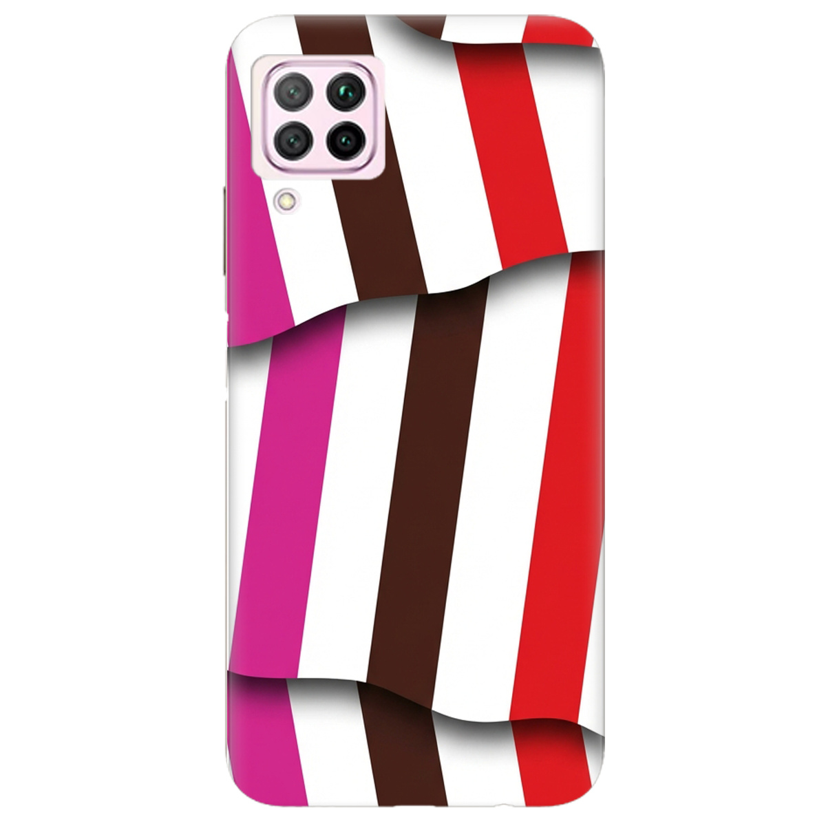 Чохол для Huawei P40 Lite прозорий COLORFUL LINES - фото 1 - Чохли для телефонів