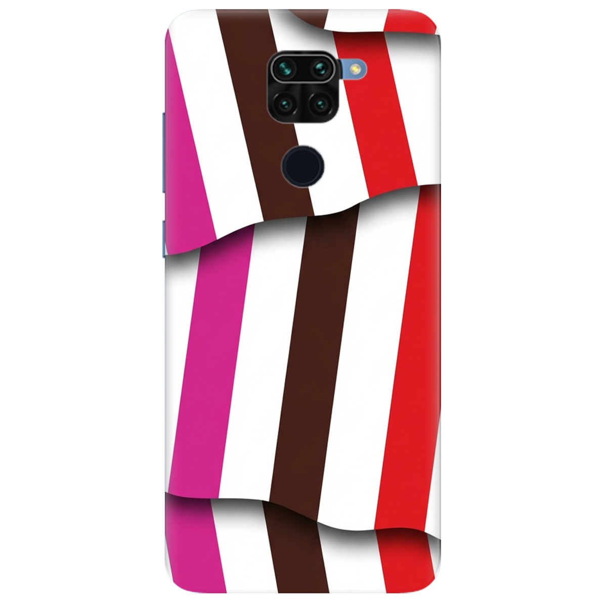 Чохол для Xiaomi Redmi Note 9 прозорий COLORFUL LINES - фото 1 - Чохли для телефонів