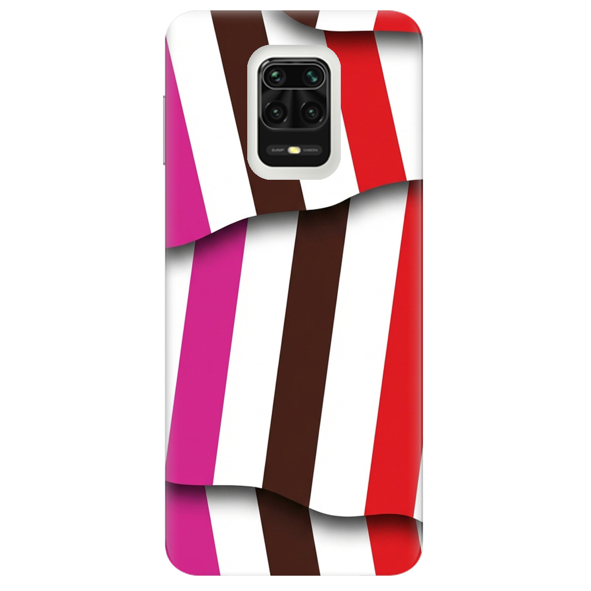 Чохол для Xiaomi Redmi Note 9s прозорий COLORFUL LINES - фото 1 - Чохли для телефонів