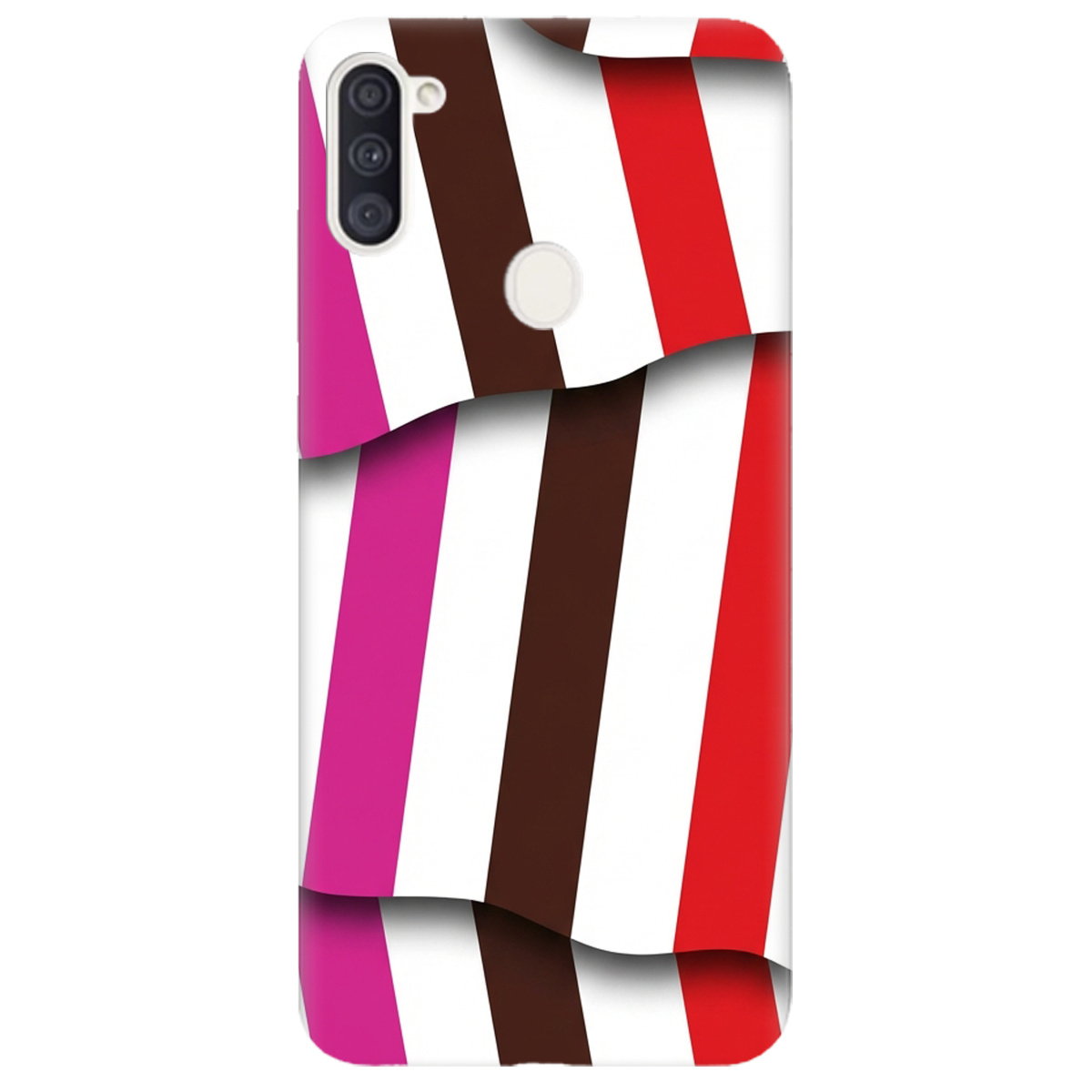 Чохол для Samsung Galaxy M11 прозорий COLORFUL LINES - фото 1 - Чохли для телефонів