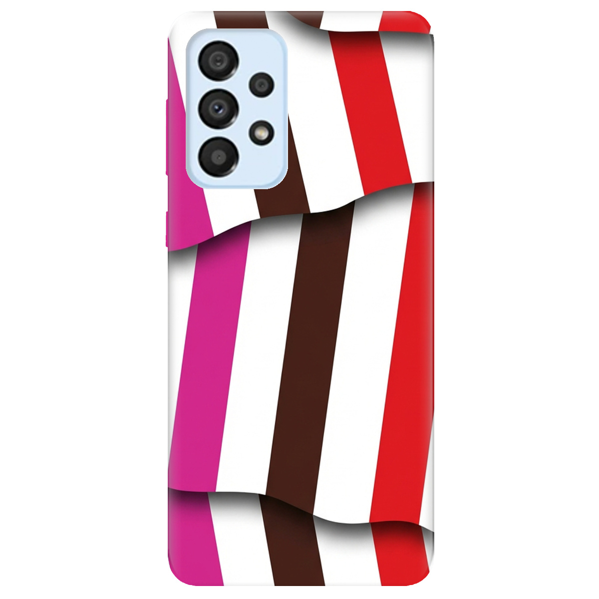 Чохол для Samsung Galaxy A33 прозорий COLORFUL LINES - фото 1 - Чохли для телефонів