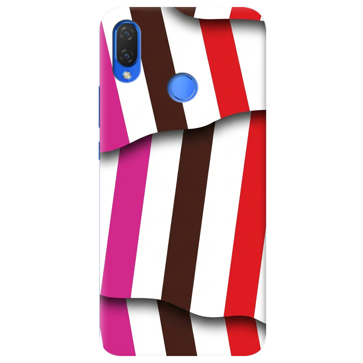 Чохол для Huawei P Smart Plus прозорий COLORFUL LINES - фото 1 - Чохли для телефонів