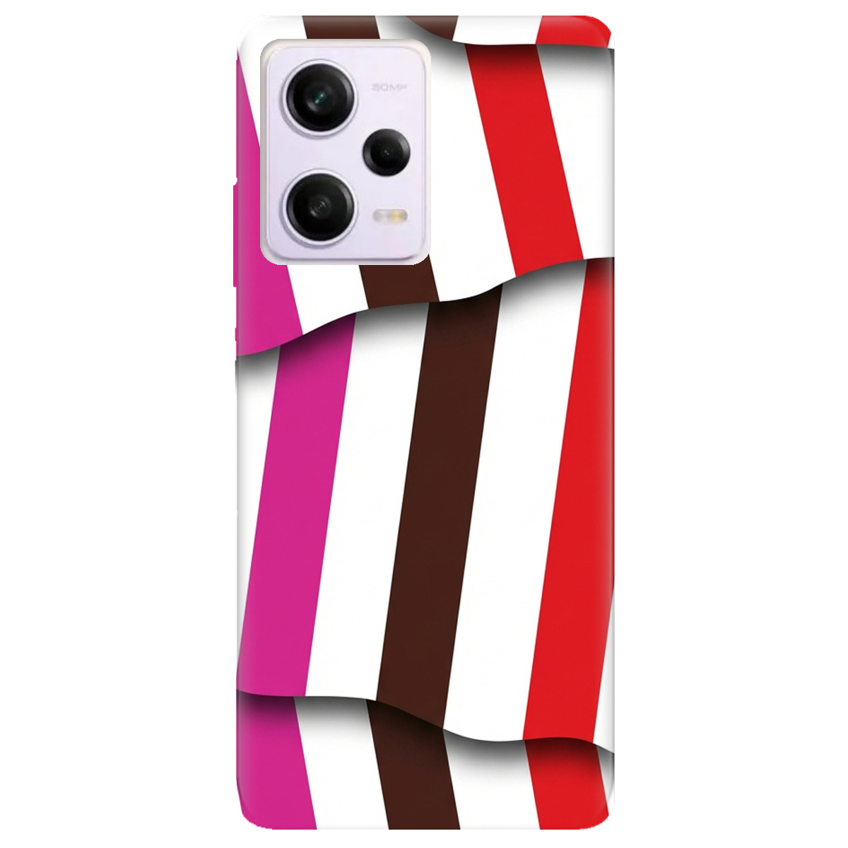 Чохол для Xiaomi Redmi Note 12 Pro 5G прозорий COLORFUL LINES - фото 1 - Чохли для телефонів