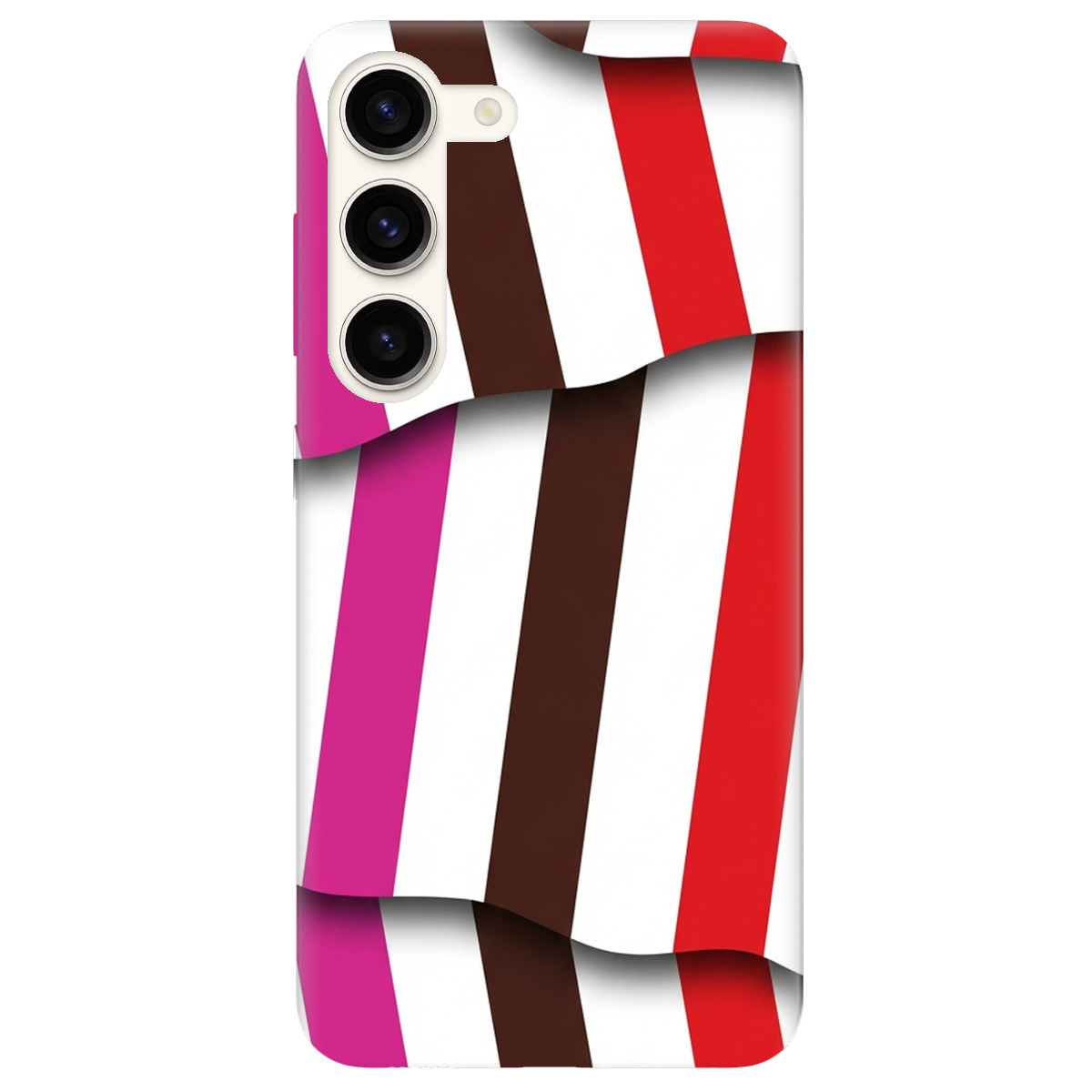 Чохол для Samsung Galaxy S23 прозорий COLORFUL LINES - фото 1 - Чохли для телефонів