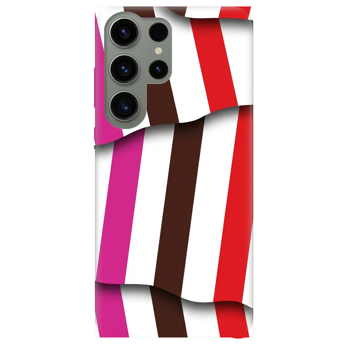 Чохол для Samsung Galaxy S23 Ultra прозорий COLORFUL LINES - фото 1 - Чохли для телефонів