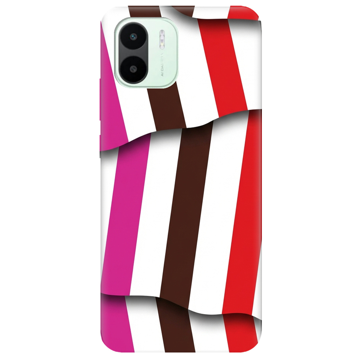 Чохол для Xiaomi Redmi A2 прозорий COLORFUL LINES - фото 1 - Чохли для телефонів