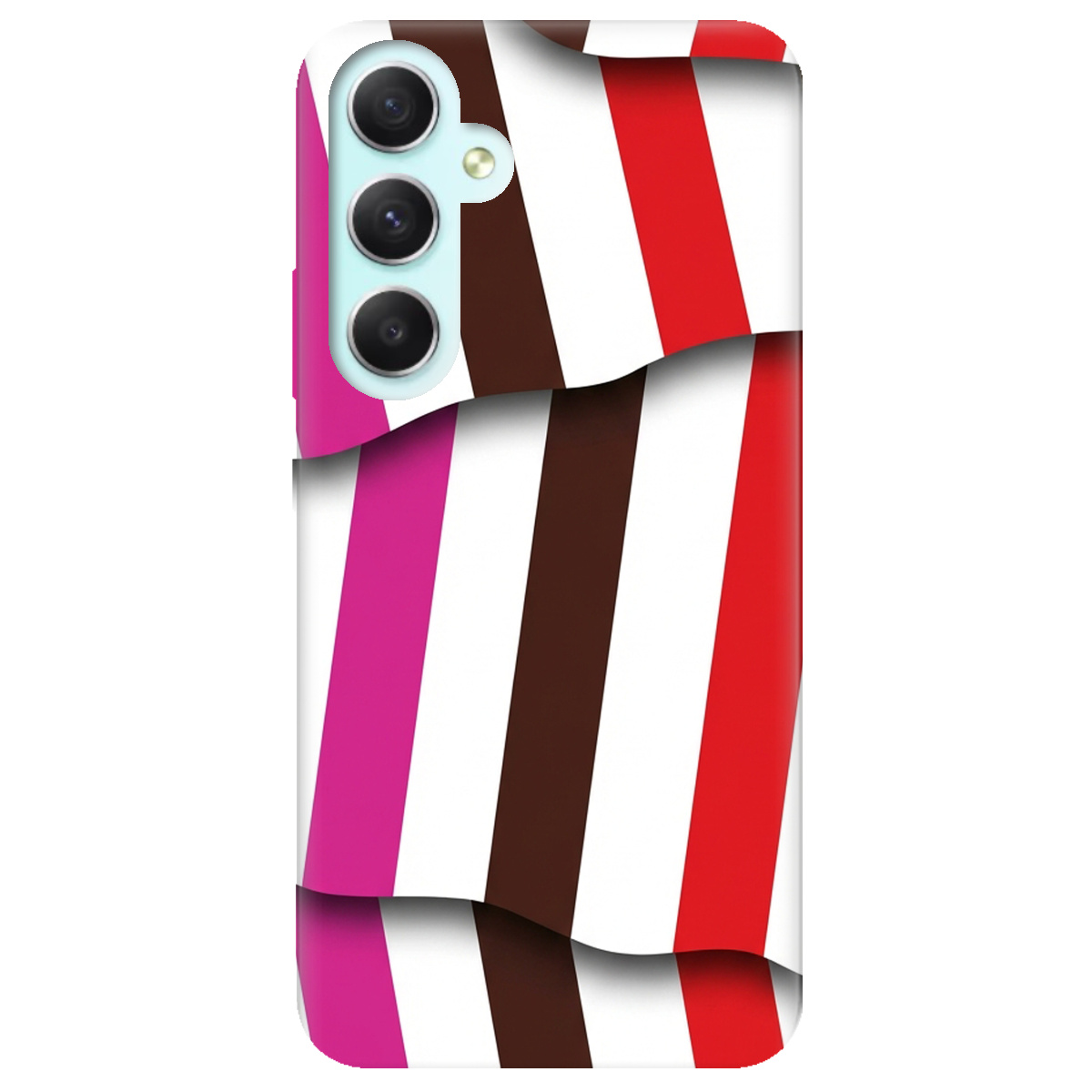 Чохол для Samsung Galaxy A34 прозорий COLORFUL LINES - фото 1 - Чохли для телефонів