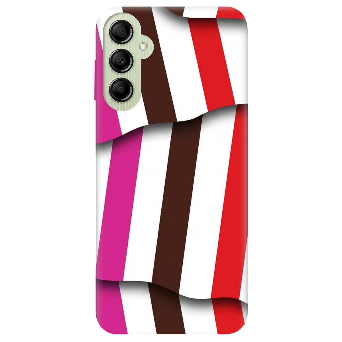 Чехол для Samsung Galaxy A14 прозрачный COLORFUL LINES - фото 1 - Чехлы для телефонов