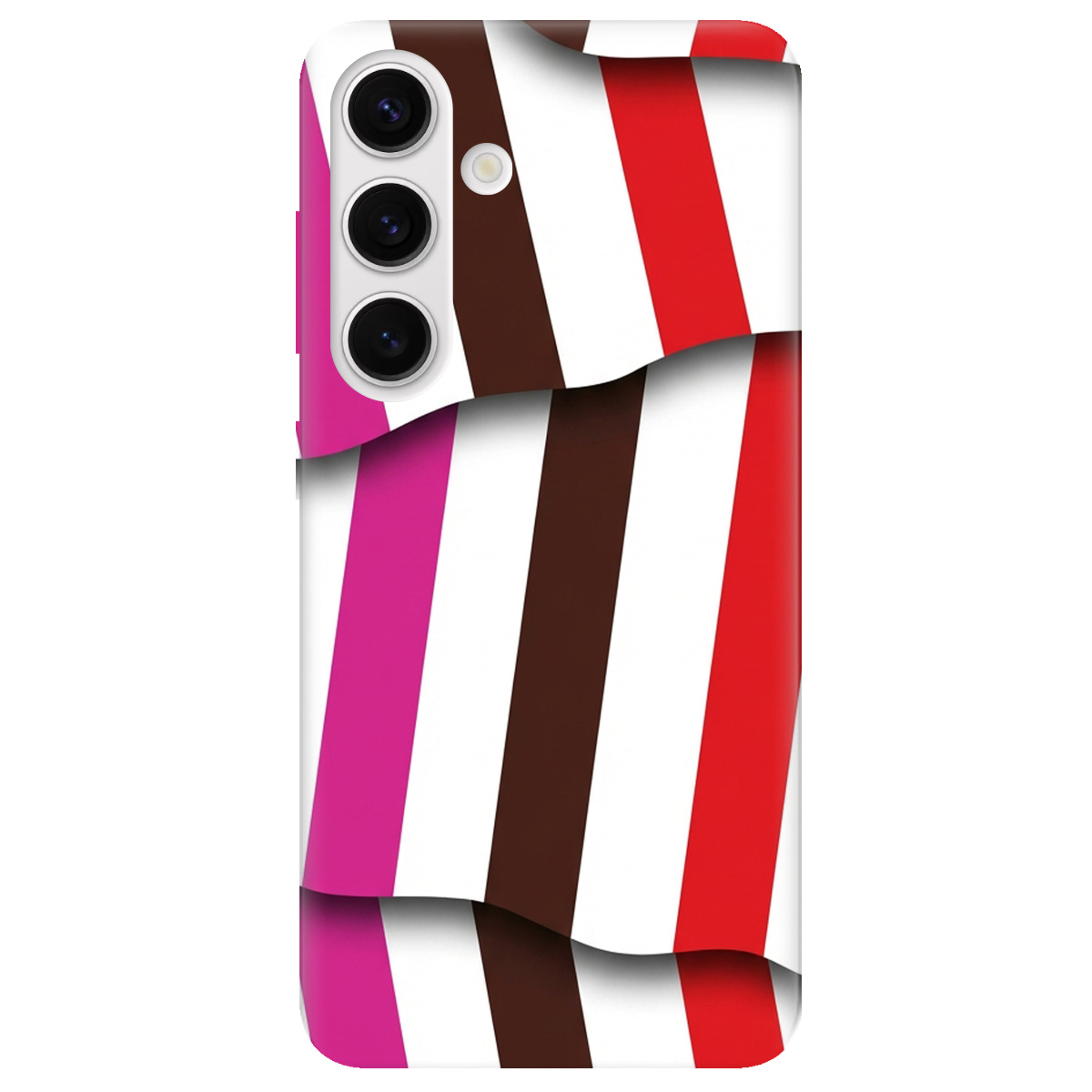 Чехол для Samsung Galaxy S24 Plus прозрачный COLORFUL LINES - фото 1 - Чехлы для телефонов