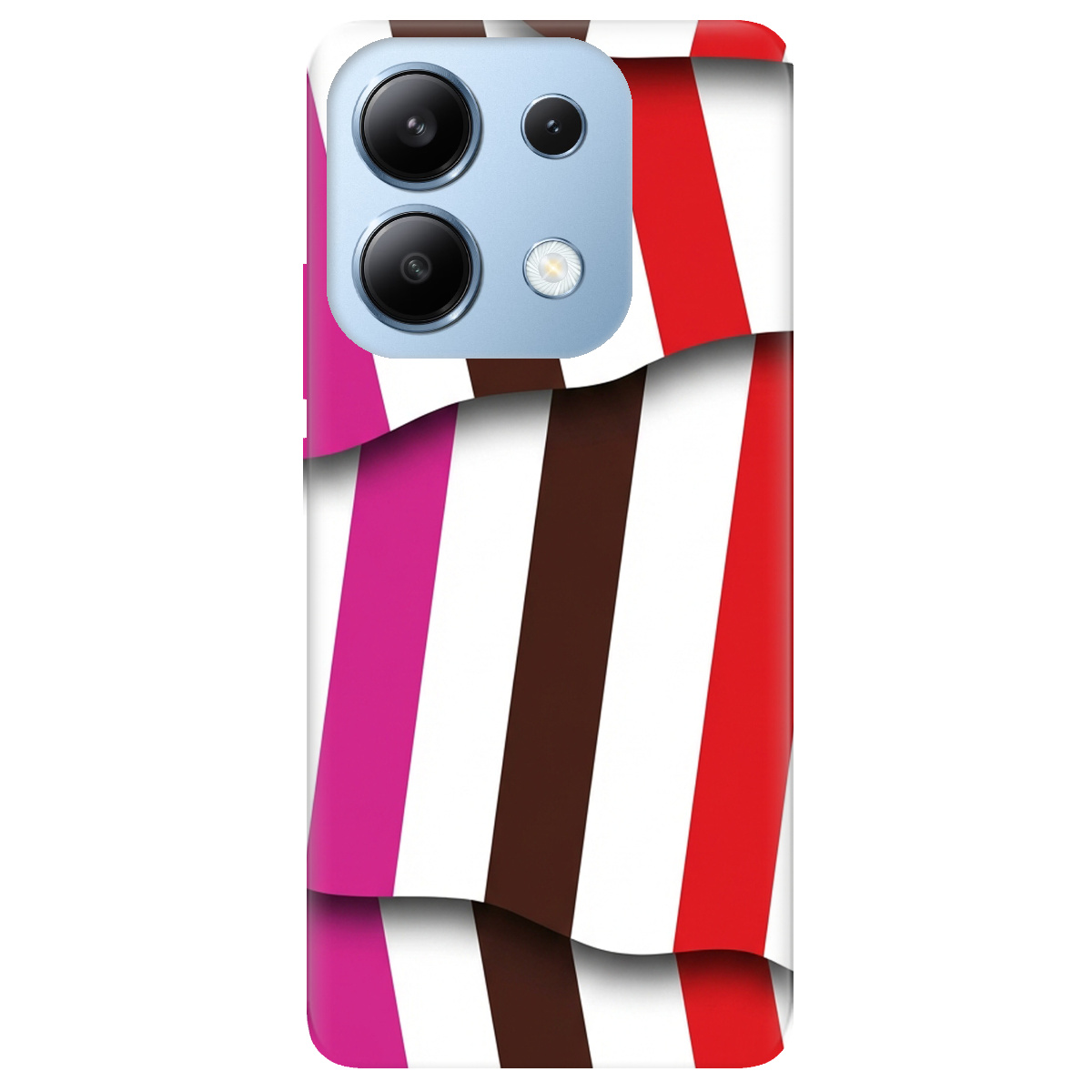 Чохол для Xiaomi Redmi Note 13 4G прозорий COLORFUL LINES - фото 1 - Чохли для телефонів