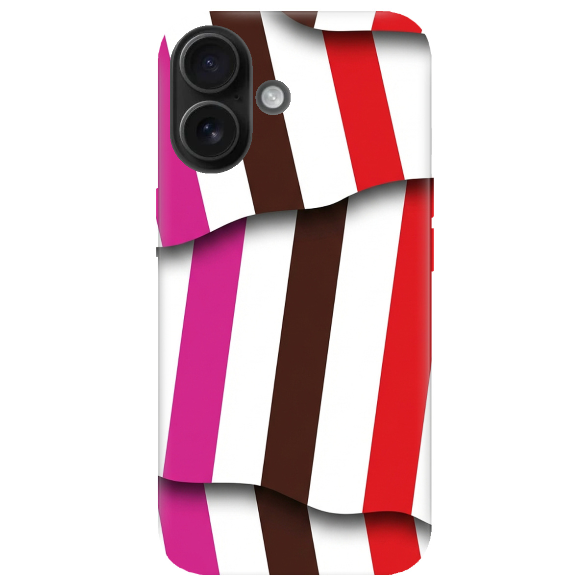 Чохол для Apple iPhone 16 прозорий COLORFUL LINES - фото 1 - Чохли для телефонів