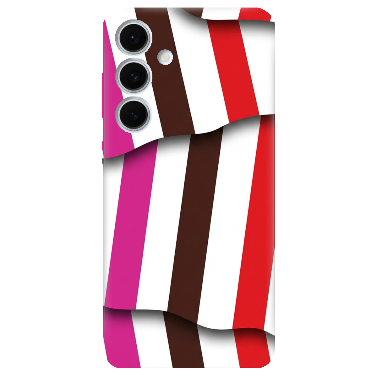 Чохол для Samsung Galaxy S24 FE прозорий COLORFUL LINES - фото 1 - Чохли для телефонів