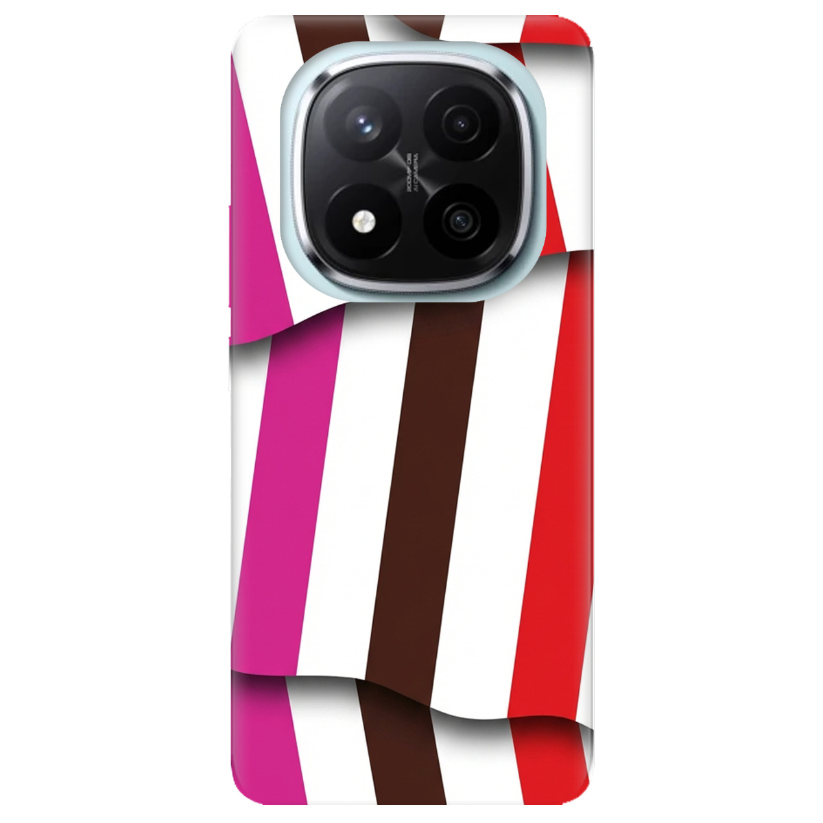 Чохол для Xiaomi Redmi Note 14 Pro + 5G прозорий COLORFUL LINES - фото 1 - Чохли для телефонів