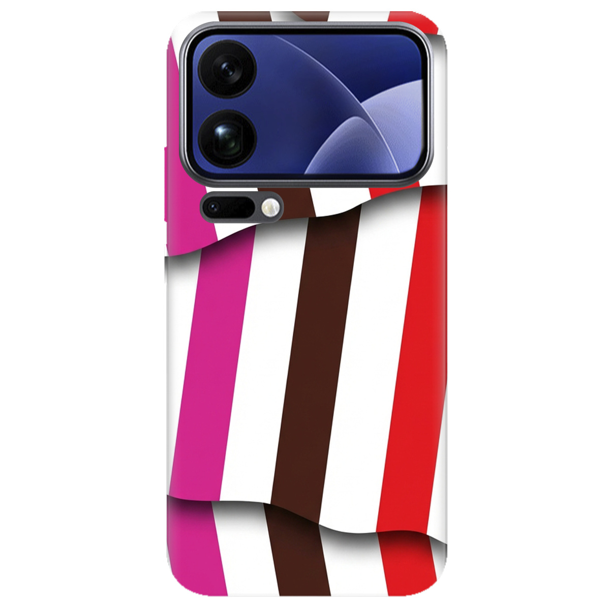 Чохол для Xiaomi 17 Pro прозорий COLORFUL LINES - фото 1 - Чохли для телефонів