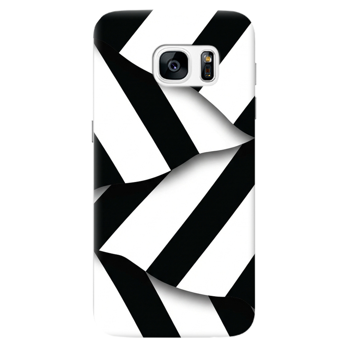 Чохол для Samsung Galaxy S7 прозорий LINE BLACK - фото 1 - Чохли для телефонів