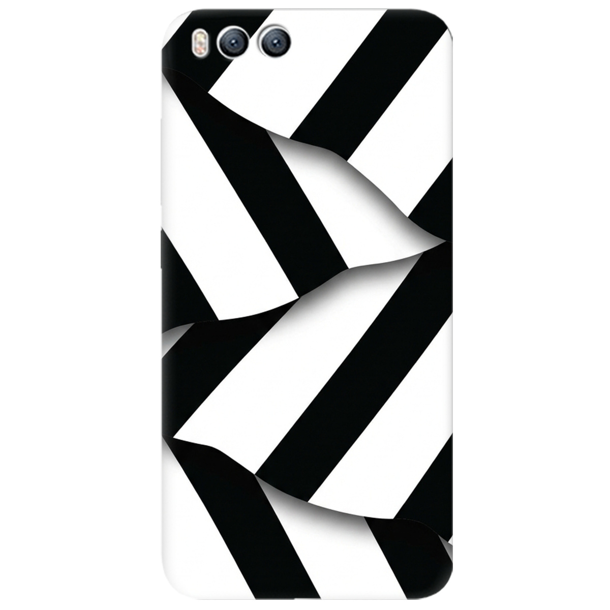 Чохол для Xiaomi Mi 6 прозорий LINE BLACK - фото 1 - Чохли для телефонів