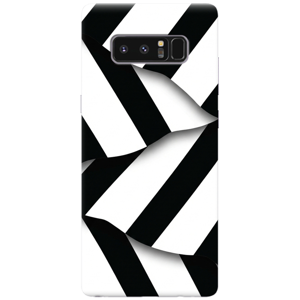 Чохол для Samsung Galaxy Note 8 прозорий LINE BLACK - фото 1 - Чохли для телефонів
