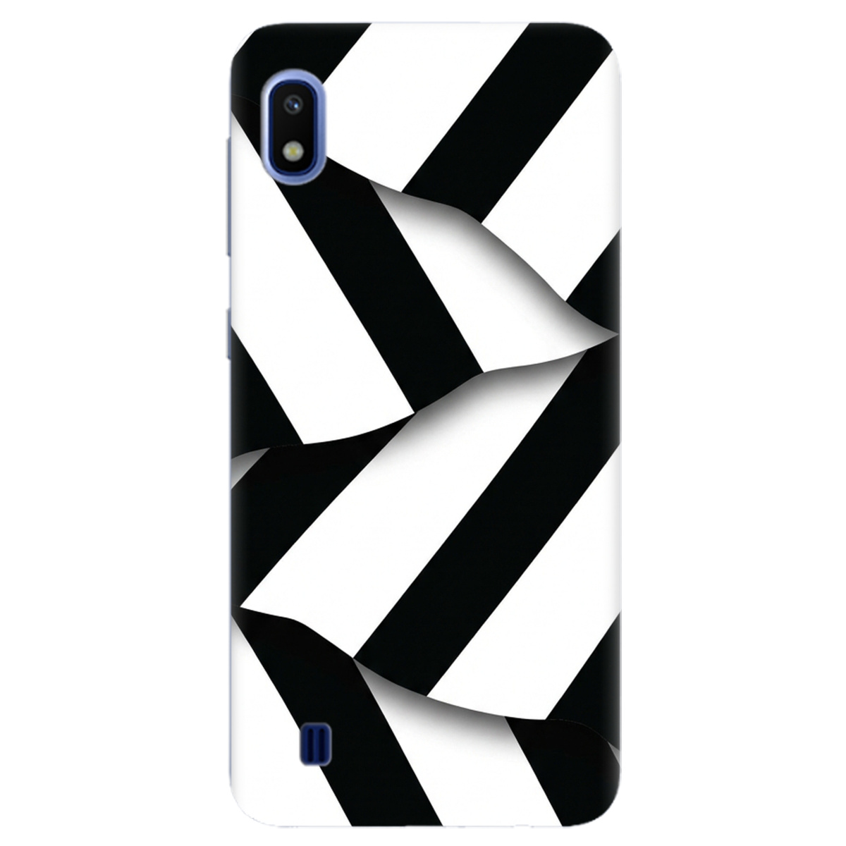 Чохол для Samsung Galaxy A10 прозорий LINE BLACK - фото 1 - Чохли для телефонів