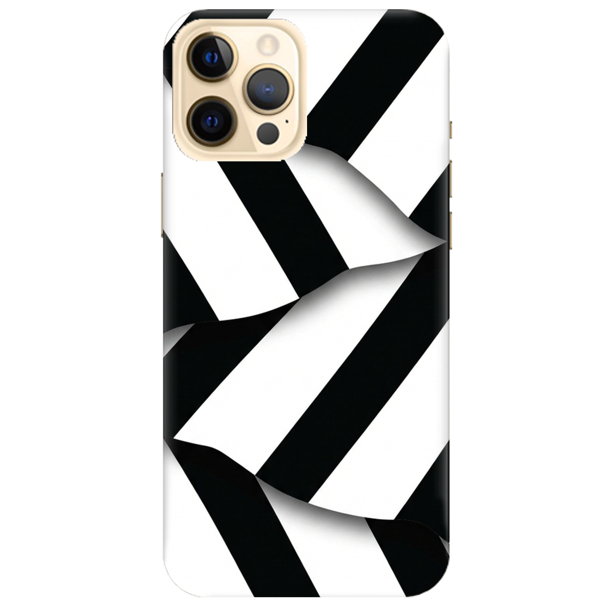 Чохол для Apple iPhone 12 Pro Max прозорий LINE BLACK - фото 1 - Чохли для телефонів