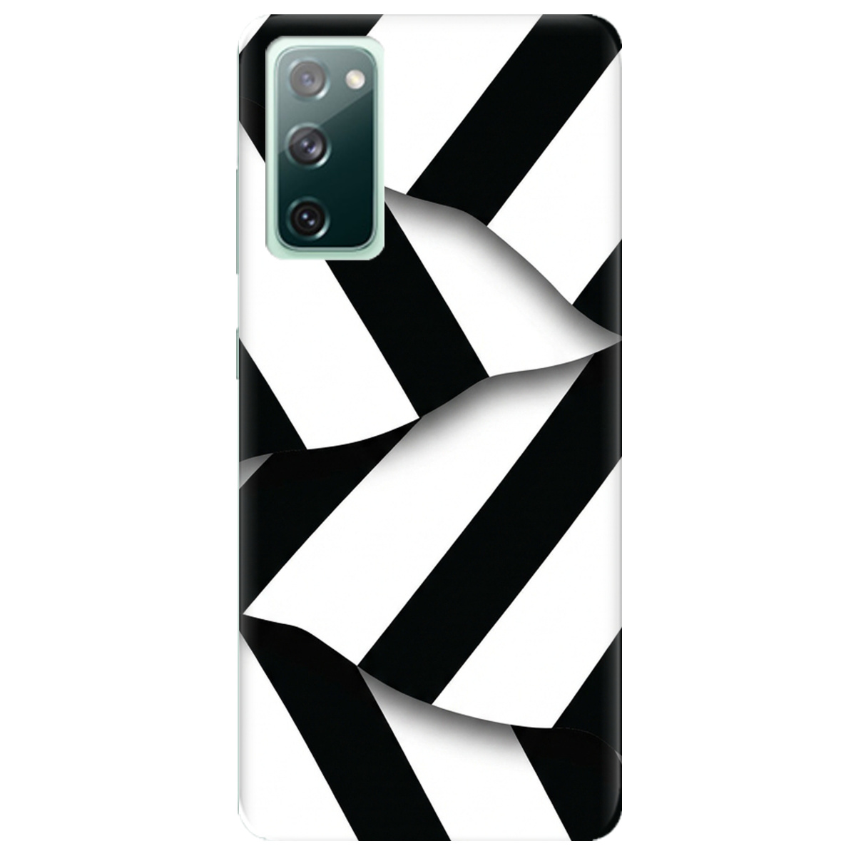 Чохол для Samsung Galaxy S20 FE прозорий LINE BLACK - фото 1 - Чохли для телефонів