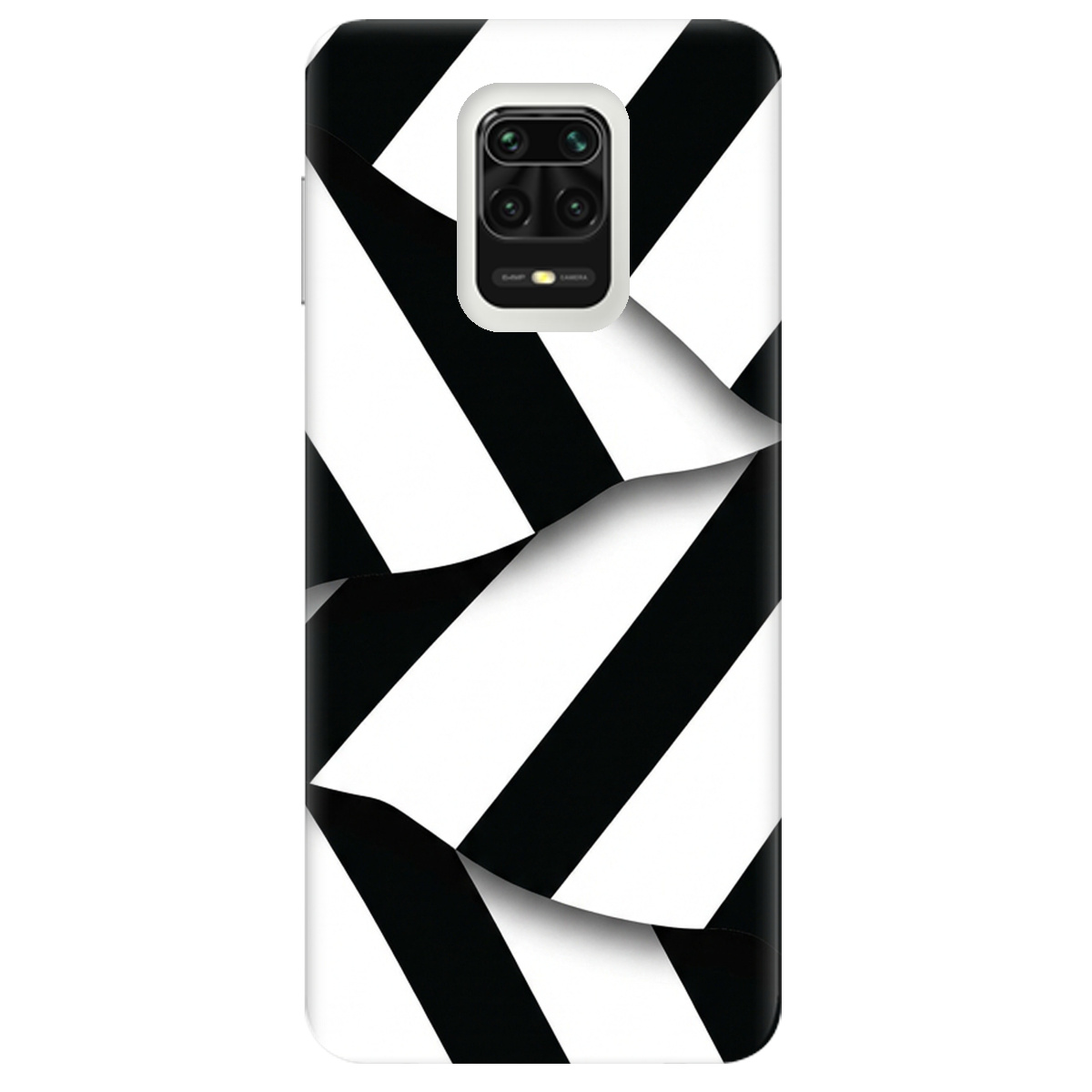 Чохол для Xiaomi Redmi Note 9s прозорий LINE BLACK - фото 1 - Чохли для телефонів