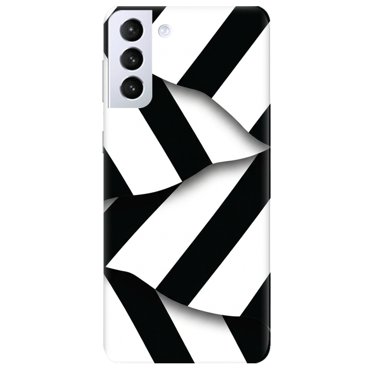 Чохол для Samsung Galaxy S21 прозорий LINE BLACK - фото 1 - Чохли для телефонів